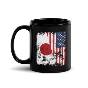 Japan USA Flag - Half American Mug
