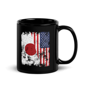 Japan USA Flag - Half American Mug