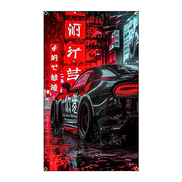 Japanese Racing Car Flags - 90x150cm(3x5ft) - 60x90cm(2x3ft)