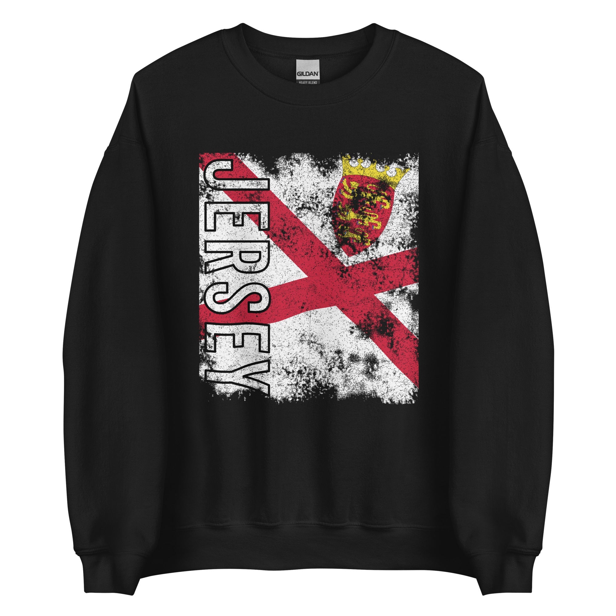 Jersey Flag - Distressed Flag Sweatshirt