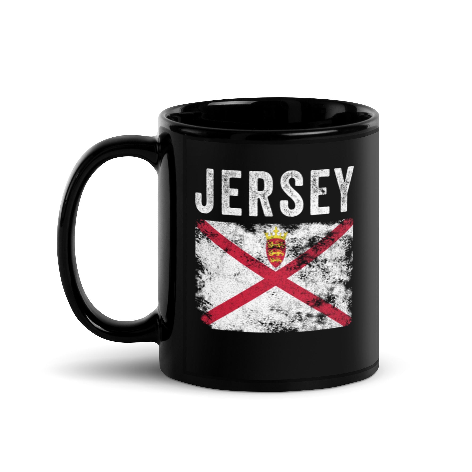 Jersey Flag Distressed - Jersey Flag Mug