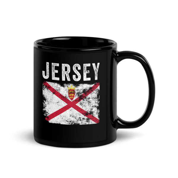 Jersey Flag Distressed - Jersey Flag Mug