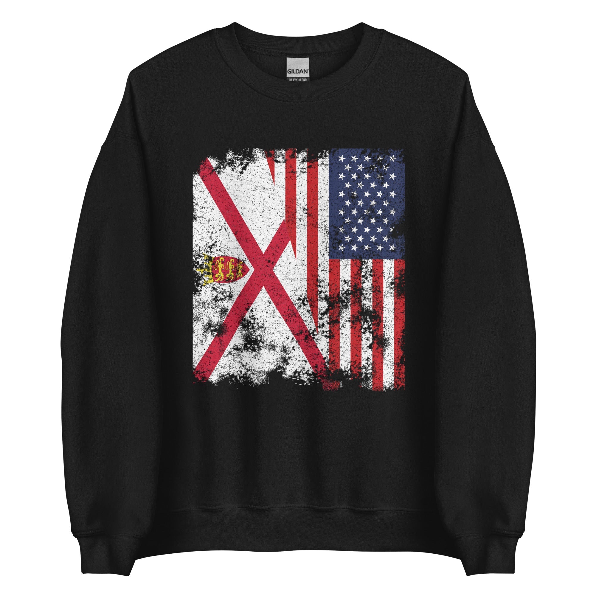 Jersey USA Flag - Half American Sweatshirt