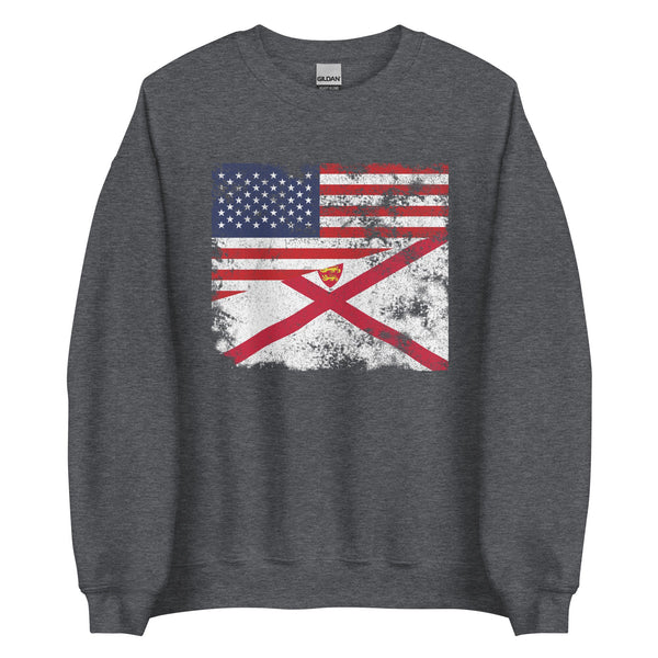 Jersey USA Flag Sweatshirt