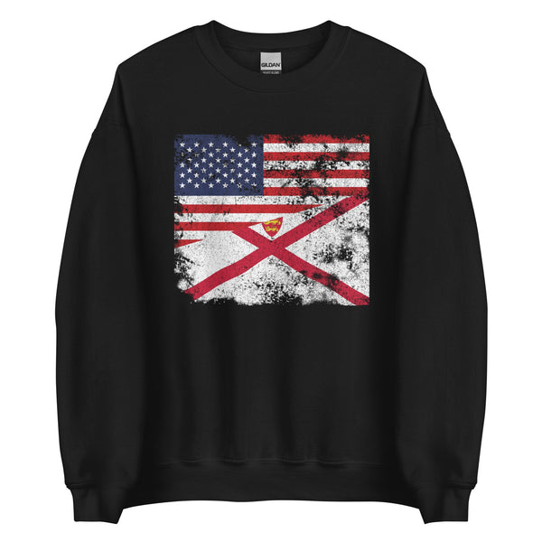 Jersey USA Flag Sweatshirt