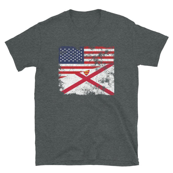 Jersey USA Flag T-Shirt