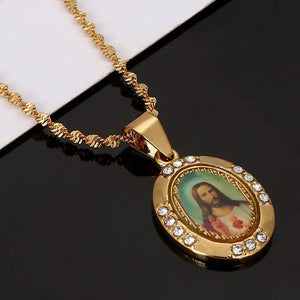 Jesus Pendant Necklace