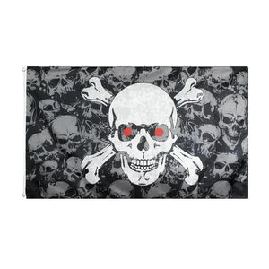 Cờ Cướp Biển Jolly Roger - 90x150cm(3x5ft) - 60x90cm(2x3ft)