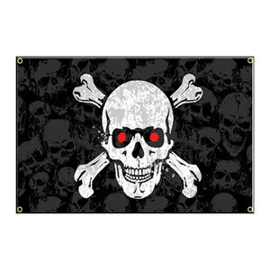 Cờ Cướp Biển Jolly Roger - 90x150cm(3x5ft) - 60x90cm(2x3ft)