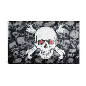 Cờ Cướp Biển Jolly Roger - 90x150cm(3x5ft) - 60x90cm(2x3ft)