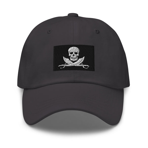 Jolly Roger Pirate Flag Cap - Adjustable Embroidered Dad Hat