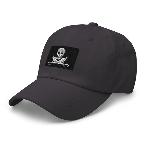 Jolly Roger Pirate Flag Cap - Adjustable Embroidered Dad Hat