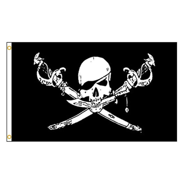 Jolly Roger Pirate Flag Collection - 90x150cm(3x5ft) - 60x90cm(2x3ft)