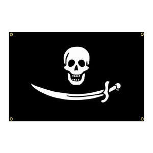 Jolly Roger Pirate Flag Collection - 90x150cm(3x5ft) - 60x90cm(2x3ft)