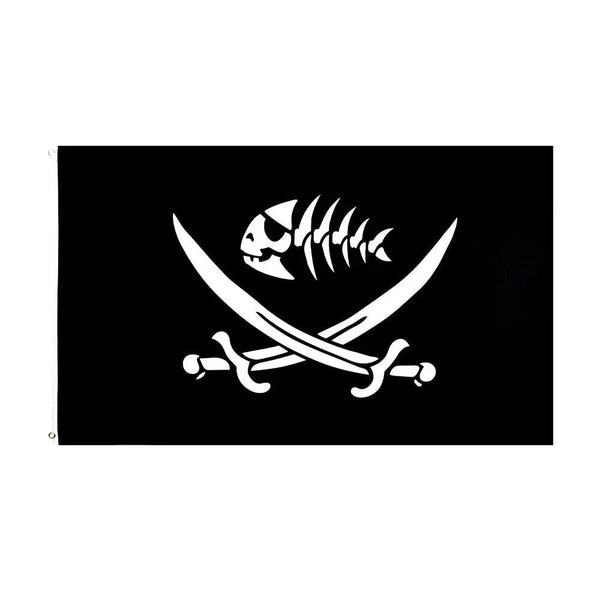 Jolly Roger Pirate Flag Collection - 90x150cm(3x5ft) - 60x90cm(2x3ft)