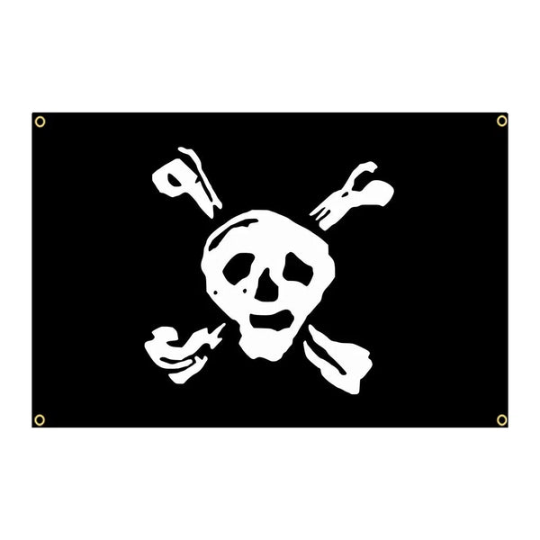 Jolly Roger Pirate Flag Collection - 90x150cm(3x5ft) - 60x90cm(2x3ft)