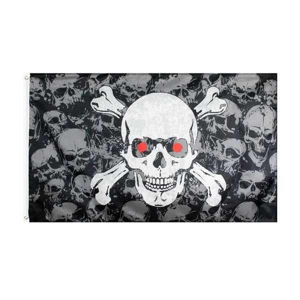 Jolly Roger Pirate Flag Collection - 90x150cm(3x5ft) - 60x90cm(2x3ft)