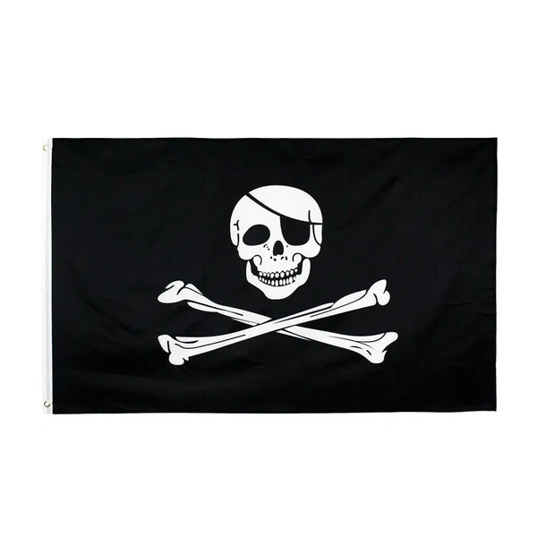 Jolly Roger Pirate Flag Collection - 90x150cm(3x5ft) - 60x90cm(2x3ft)