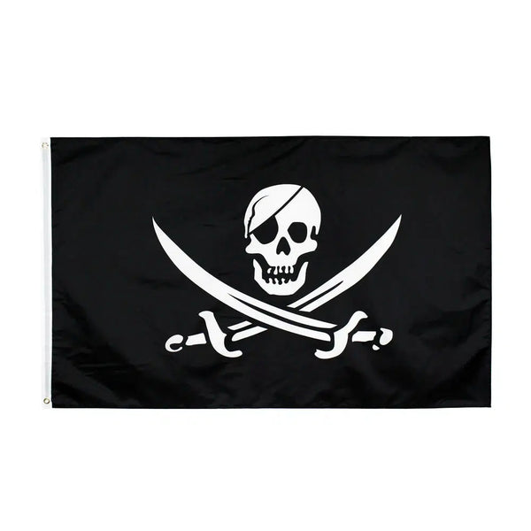 Jolly Roger Pirate Flag Collection - 90x150cm(3x5ft) - 60x90cm(2x3ft)