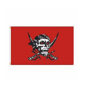 Jolly Roger Pirate Flags - 90x150cm(3x5ft) - 60x90cm(2x3ft)