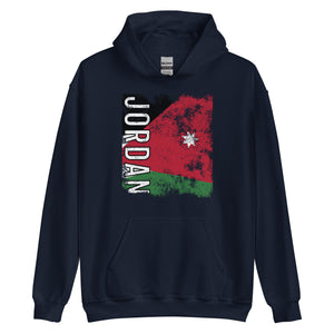 Jordan Flag - Distressed Flag Hoodie