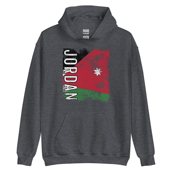 Jordan Flag - Distressed Flag Hoodie