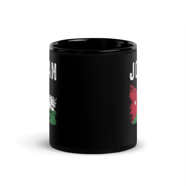 Jordan Flag Distressed - Jordanian Flag Mug