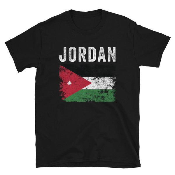 Jordan Flag Distressed - Jordanian Flag T-Shirt