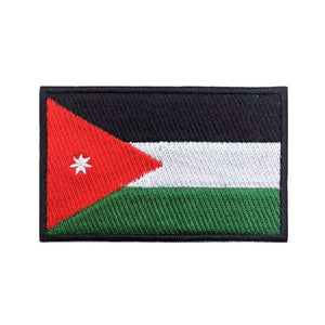 Jordan Flag Patch - Iron On/Hook & Loop Patch