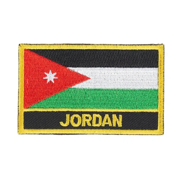 Jordan Flag Patch - Sew On/Iron On Patch