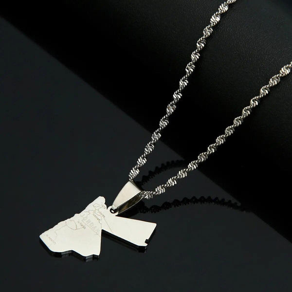 Jordan Map Necklace