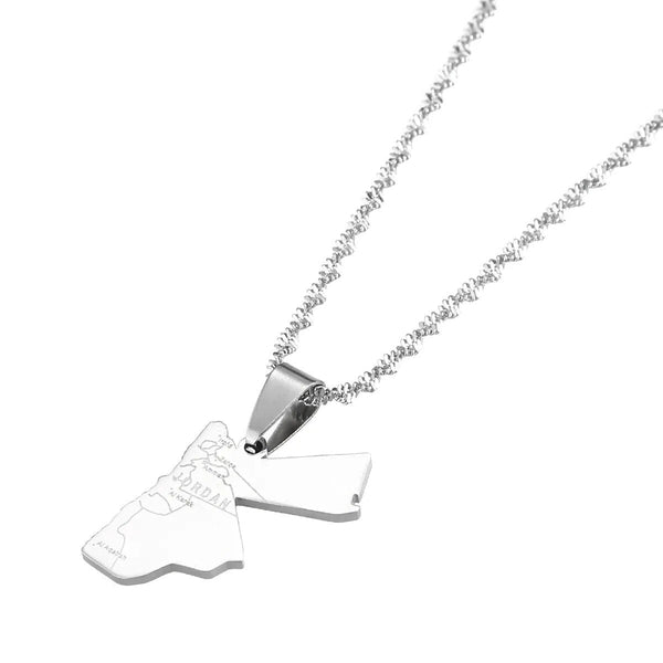 Jordan Map Necklace