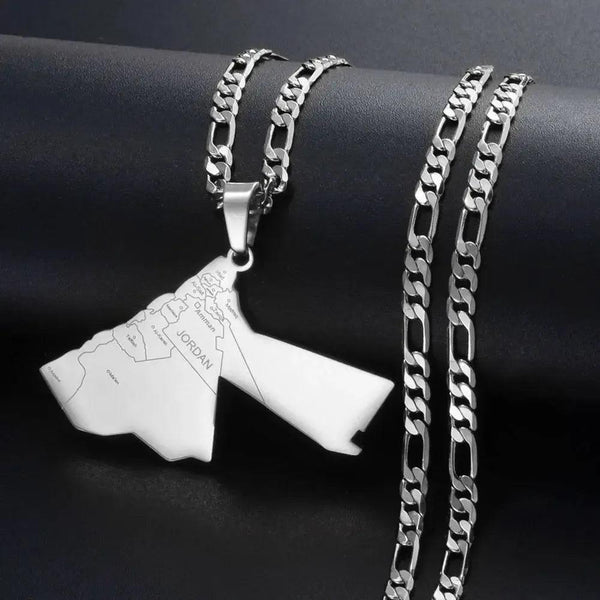 Jordan Map Necklace