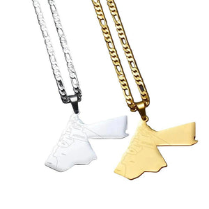 Jordan Map Necklace