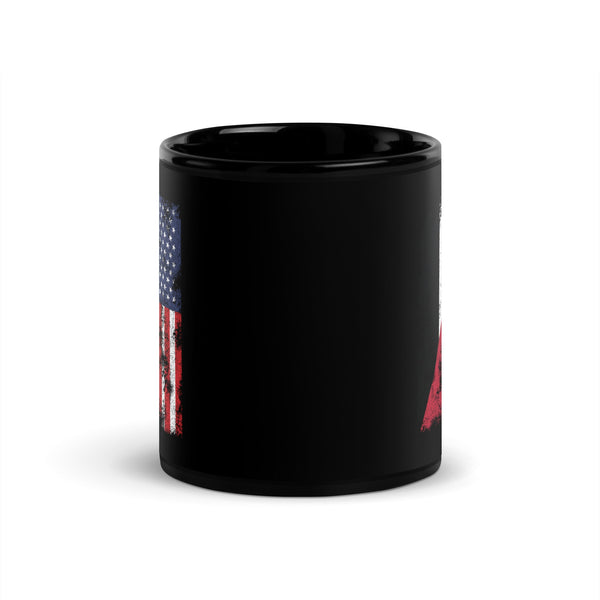 Jordan USA Flag - Half American Mug