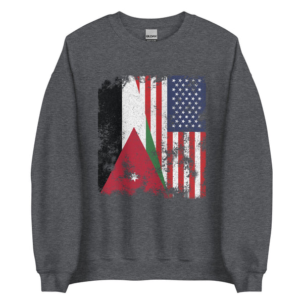 Jordan USA Flag - Half American Sweatshirt