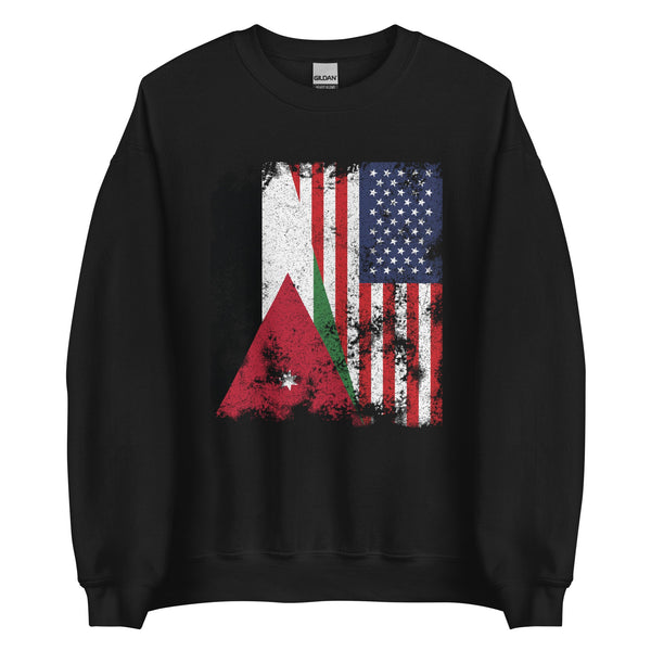 Jordan USA Flag - Half American Sweatshirt