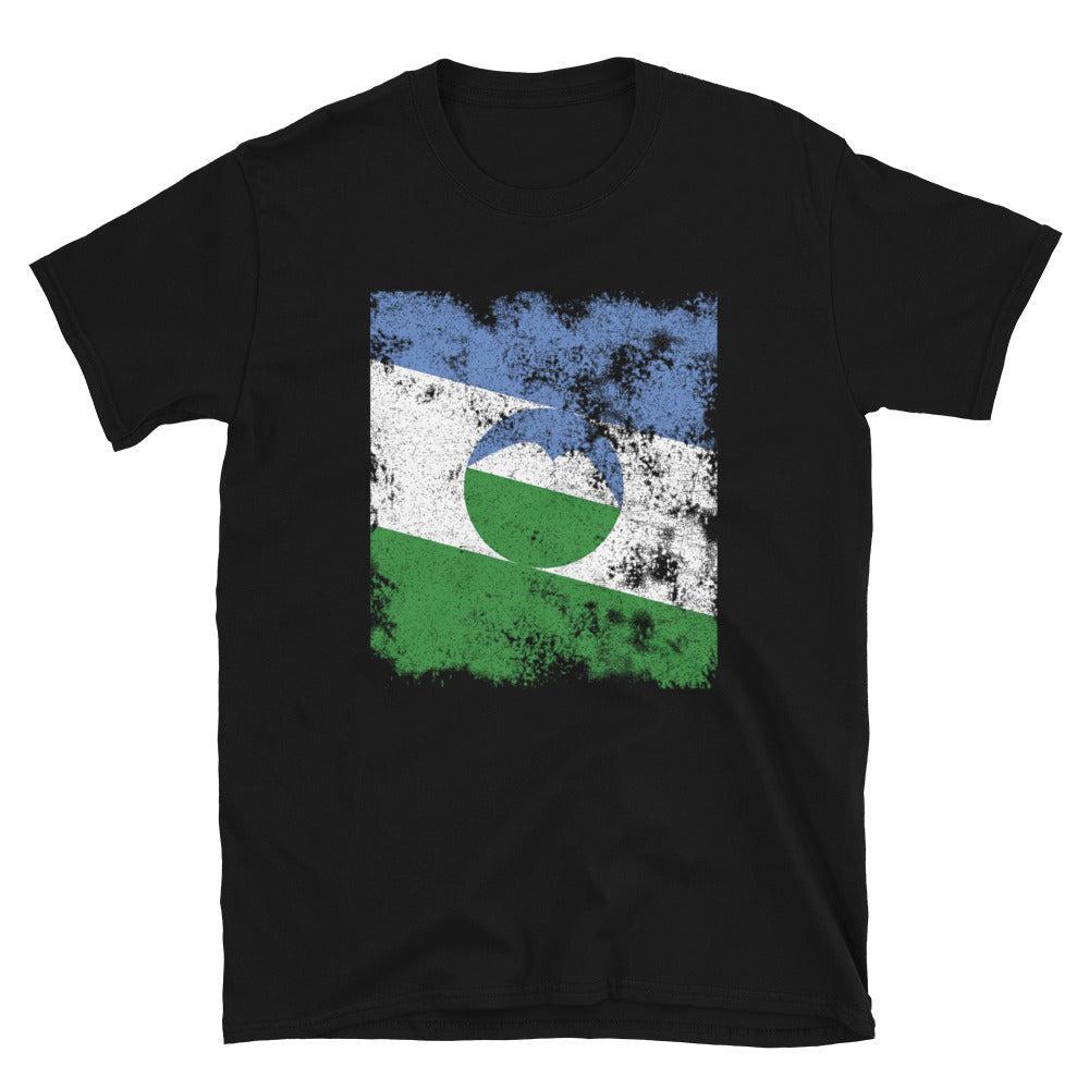Kabardino Balkaria Flag - Distressed Flag T-Shirt