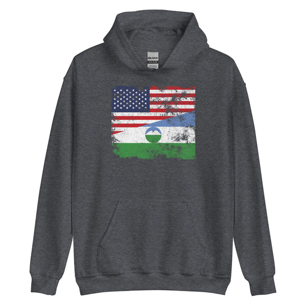 Kabardino Balkaria USA Flag Hoodie