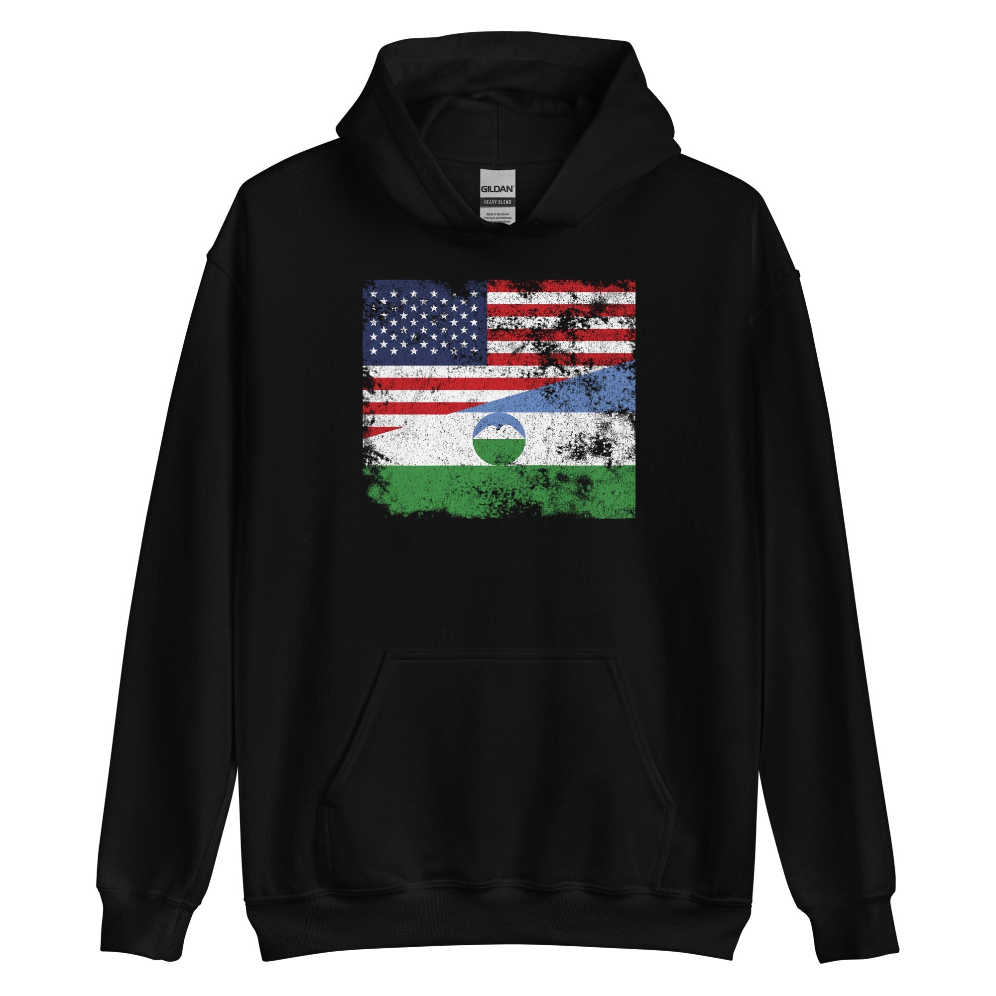 Kabardino Balkaria USA Flag Hoodie