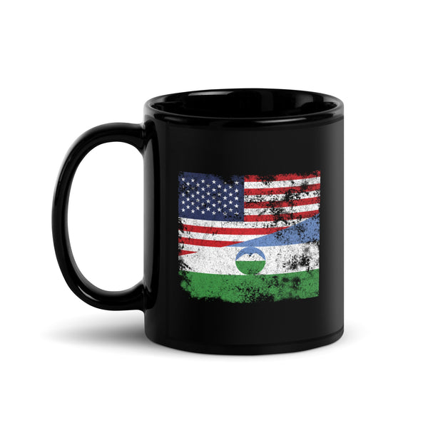 Kabardino Balkaria USA Flag Mug