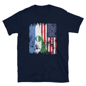 Kabardino Balkaria USA Flag T-Shirt