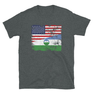 Kabardino Balkaria USA Flag T-Shirt