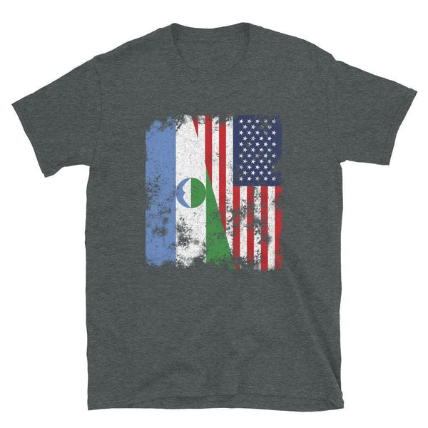 Kabardino Balkaria USA Flag T-Shirt