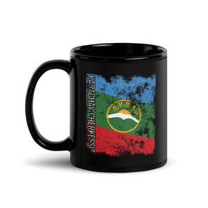 Karachay Cherkessia Flag - Distressed Flag Mug