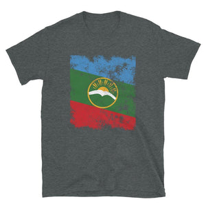 Karachay Cherkessia Flag - Distressed Flag T-Shirt
