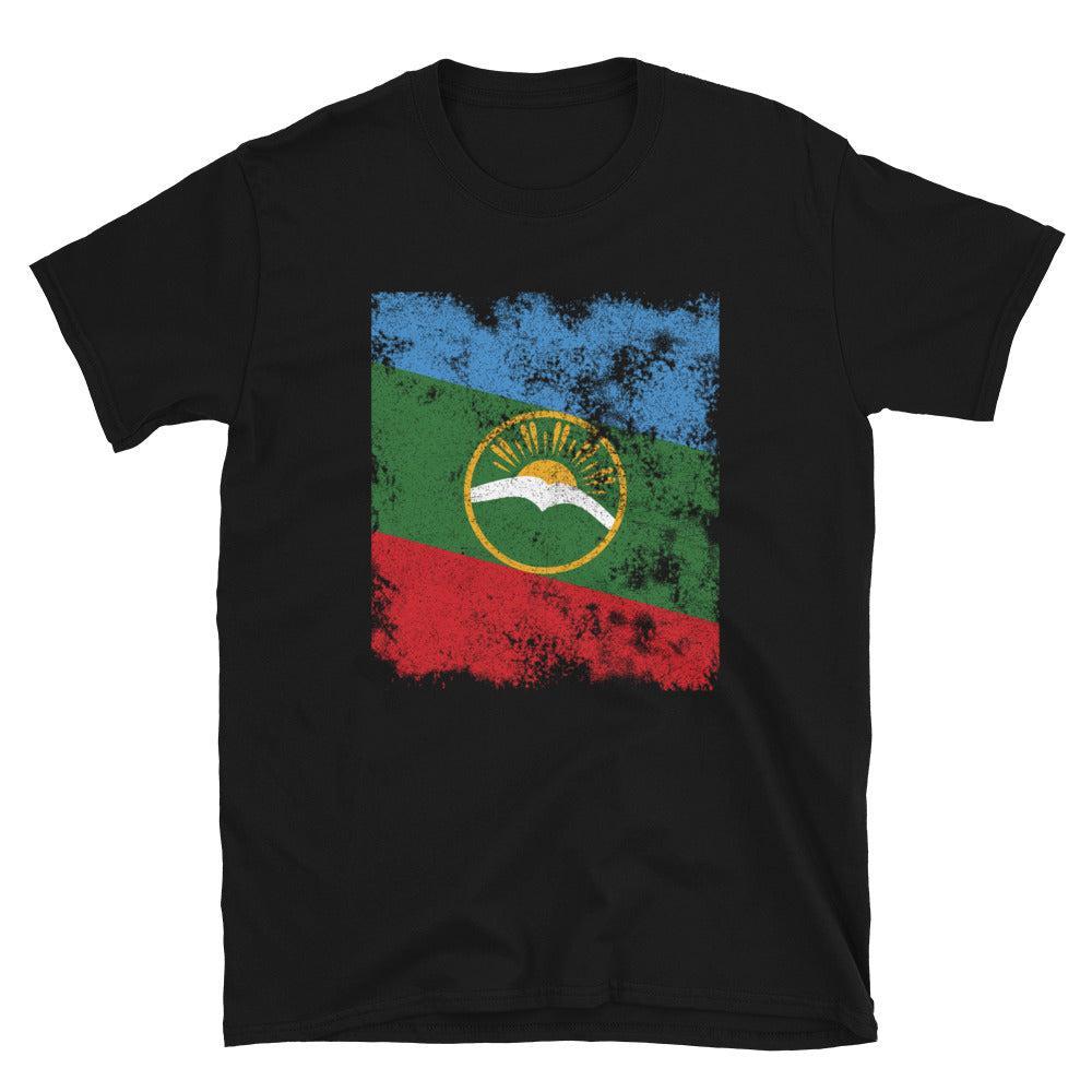 Karachay Cherkessia Flag - Distressed Flag T-Shirt