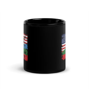 Karachay Cherkessia USA Flag Mug