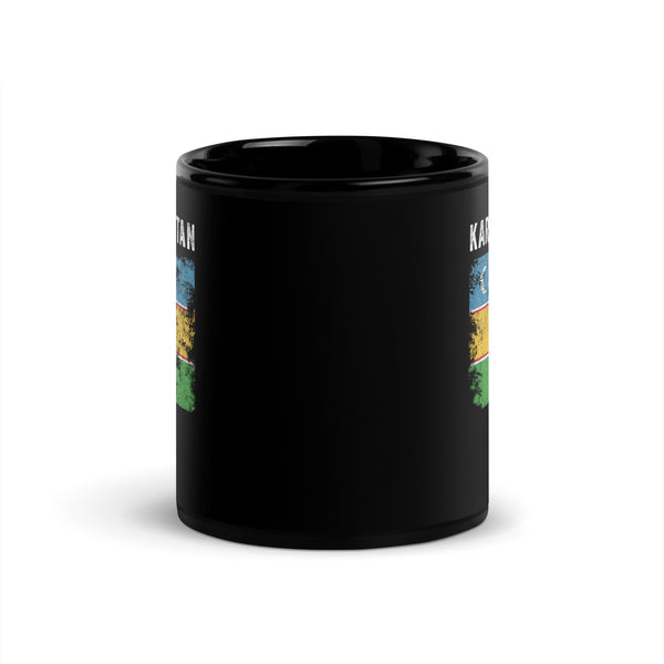 Karakalpakstan Flag Distressed Mug