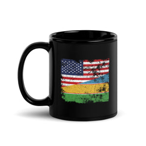 Karakalpakstan USA Flag Mug